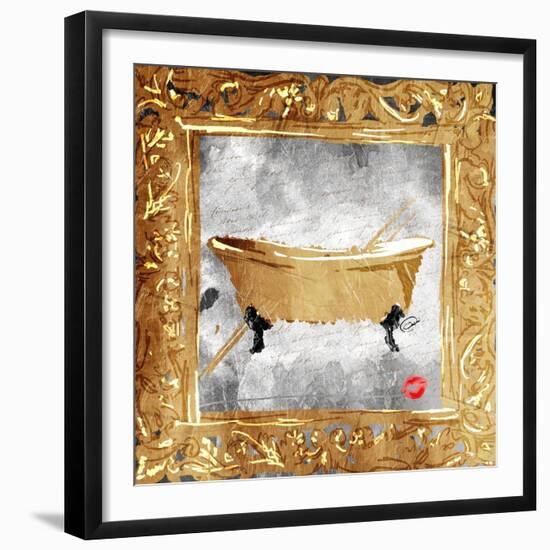 Golden Bath Kiss Mate-OnRei-Framed Premium Giclee Print