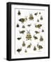 Golden Bees-Sartoris ART-Framed Giclee Print