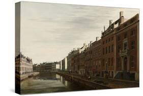 Golden Bend in the Herengracht, Amsterdam-Gerrit Adriaensz Berckheyde-Stretched Canvas