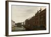 Golden Bend in the Herengracht, Amsterdam-Gerrit Adriaensz Berckheyde-Framed Art Print