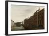 Golden Bend in the Herengracht, Amsterdam-Gerrit Adriaensz Berckheyde-Framed Art Print