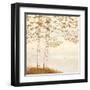 Golden Birch I Off White-James Wiens-Framed Art Print