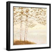 Golden Birch I Off White-James Wiens-Framed Art Print