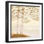 Golden Birch I Off White-James Wiens-Framed Art Print