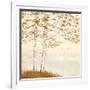 Golden Birch I Off White-James Wiens-Framed Art Print