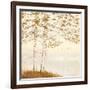 Golden Birch I Off White-James Wiens-Framed Art Print