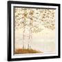 Golden Birch I Off White-James Wiens-Framed Art Print