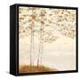 Golden Birch I Off White-James Wiens-Framed Stretched Canvas