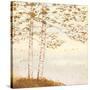 Golden Birch I Off White-James Wiens-Stretched Canvas