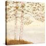 Golden Birch I Off White-James Wiens-Stretched Canvas