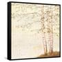 Golden Birch II Off White-James Wiens-Framed Stretched Canvas