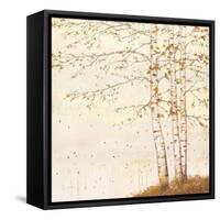 Golden Birch II Off White-James Wiens-Framed Stretched Canvas