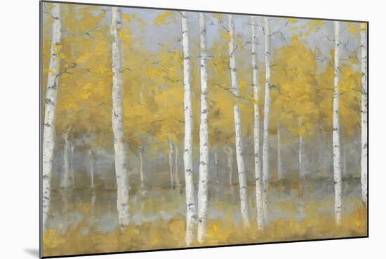 Golden Birch Panel-Jill Schultz McGannon-Mounted Art Print