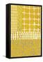 Golden Blockprint I-Chariklia Zarris-Framed Stretched Canvas