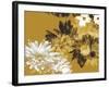 Golden Bloom I-A. Project-Framed Art Print