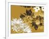 Golden Bloom I-A. Project-Framed Art Print