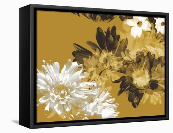Golden Bloom I-A. Project-Framed Stretched Canvas