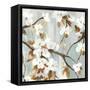 Golden Blooms II-Asia Jensen-Framed Stretched Canvas