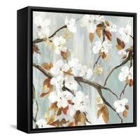 Golden Blooms II-Asia Jensen-Framed Stretched Canvas