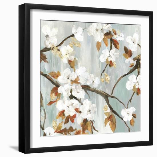 Golden Blooms II-Asia Jensen-Framed Art Print