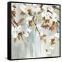 Golden Blooms III-Asia Jensen-Framed Stretched Canvas