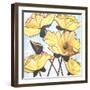 Golden Blooms-Herb Dickinson-Framed Photographic Print