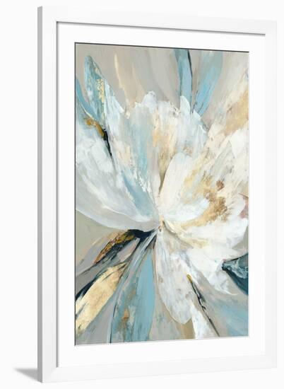 Golden Blue Floral I-Asia Jensen-Framed Art Print