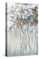 Golden Blue Forest-Luna Mavis-Stretched Canvas