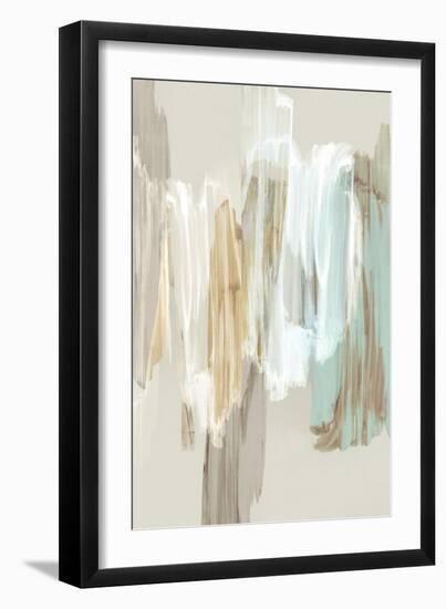 Golden Blue Horizon I-Emma Peal-Framed Art Print