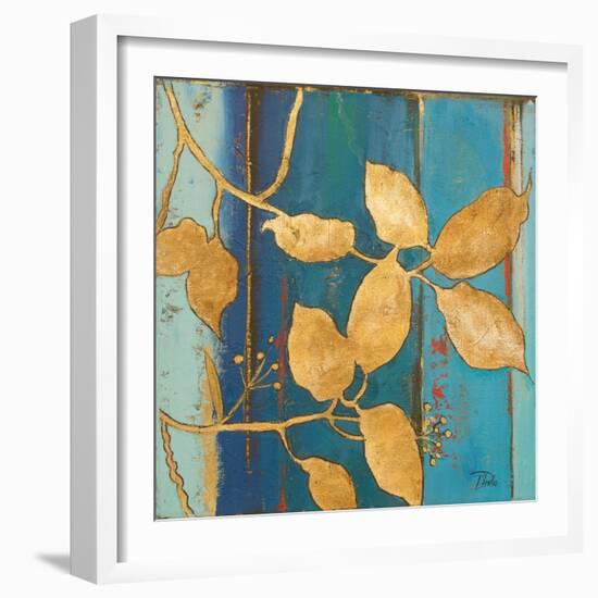 Golden Blue II-Patricia Pinto-Framed Art Print