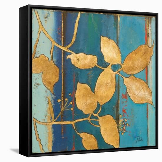 Golden Blue II-Patricia Pinto-Framed Stretched Canvas