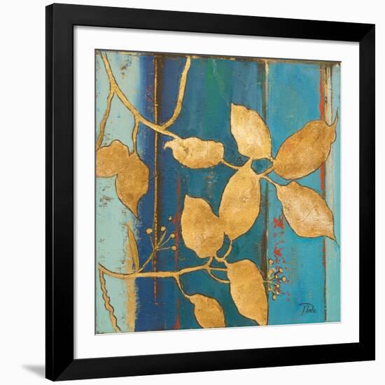 Golden Blue II-Patricia Pinto-Framed Art Print