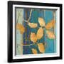 Golden Blue II-Patricia Pinto-Framed Art Print