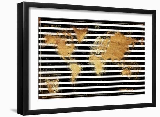 Golden Blue World-Milli Villa-Framed Art Print