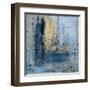 Golden Blues I-Patricia Pinto-Framed Art Print