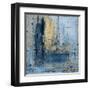 Golden Blues I-Patricia Pinto-Framed Art Print