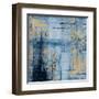 Golden Blues II-Patricia Pinto-Framed Art Print