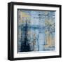 Golden Blues II-Patricia Pinto-Framed Art Print