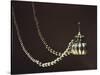 Golden Bottle with a Necklace, from Pajarito-null-Stretched Canvas