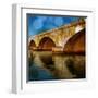 Golden Bridge-Kevin Calaguiro-Framed Art Print