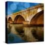 Golden Bridge-Kevin Calaguiro-Stretched Canvas