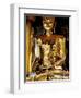 Golden Buda of Shwedagon Pagoda, Yangon, Myanmar-Inger Hogstrom-Framed Photographic Print