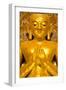 Golden Buddha Image Standing 33Ft Tall Inside Ananda Paya, Bagan, Myanmar (Burma), Southeast Asia-Lee Frost-Framed Photographic Print