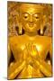 Golden Buddha Image Standing 33Ft Tall Inside Ananda Paya, Bagan, Myanmar (Burma), Southeast Asia-Lee Frost-Mounted Photographic Print