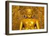 Golden Buddha Image Standing 33Ft Tall Inside Ananda Paya, Bagan, Myanmar (Burma), Southeast Asia-Lee Frost-Framed Photographic Print