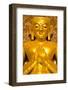 Golden Buddha Image Standing 33Ft Tall Inside Ananda Paya, Bagan, Myanmar (Burma), Southeast Asia-Lee Frost-Framed Photographic Print