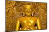 Golden Buddha Image Standing 33Ft Tall Inside Ananda Paya, Bagan, Myanmar (Burma), Southeast Asia-Lee Frost-Mounted Photographic Print