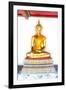 Golden Buddha Image, Wat Pho, Bangkok, Thailand, Southeast Asia, Asia-Lee Frost-Framed Photographic Print