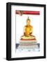 Golden Buddha Image, Wat Pho, Bangkok, Thailand, Southeast Asia, Asia-Lee Frost-Framed Photographic Print