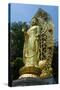 Golden Buddha in the Fortress of Suwon, UNESCO World Heritage Site, South Korea, Asia-Michael-Stretched Canvas